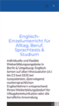 Mobile Screenshot of englisch-einzelunterricht-berlin.de